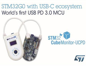 ST, 기존 마이크로컨트롤러에서 표준 인터페이스로 USB-C 지원